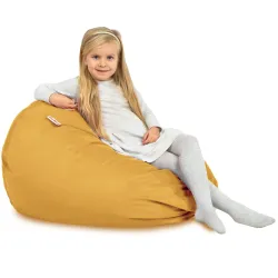 Ergonomiczna Perłowy Worek Fotel Dla Dzieci Pluszowy – Z wysokiej jakości materiałów