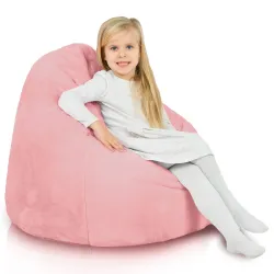 Stylowa Szary Yeti Sztuczne Futro Pufa Worek Sako – Z wysokiej jakości materiałów