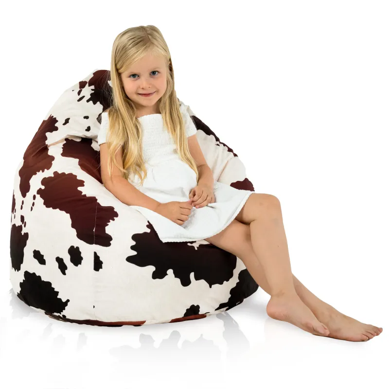 Ergonomiczna Sówki Pufa Worek Sako dla dzieci – Idealna do relaksu