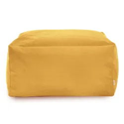 Stylowa Pufa stolik beżowy plusz – Doskonała dla dzieci i dorosłych