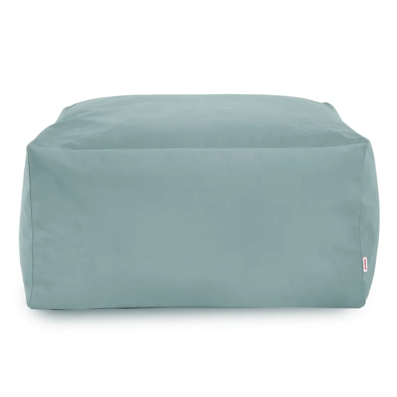 Stylowa Pufa stolik beżowy plusz – Doskonała dla dzieci i dorosłych