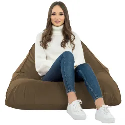 Wytrzymała Perłowa Pufa Sako Worek Bermudy Plusz – Z wodoodporną powłoką