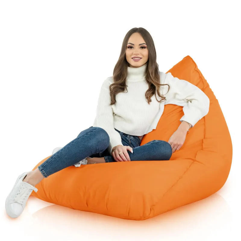 Nowoczesna Biała Pufa Sako Do Leżenia Bermudy Nylon – Z wodoodporną powłoką