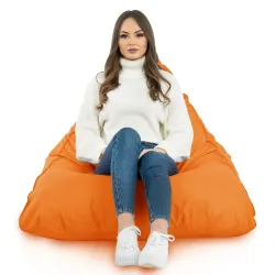 Nowoczesna Biała Pufa Sako Do Leżenia Bermudy Nylon – Z wodoodporną powłoką