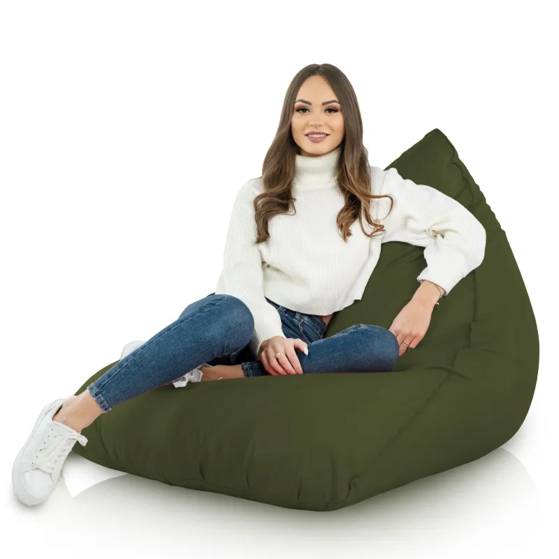 Nowoczesna Biała Pufa Sako Do Leżenia Bermudy Nylon – Z wodoodporną powłoką