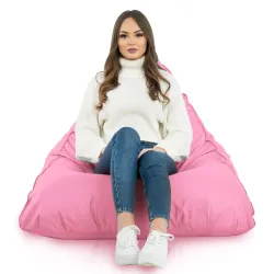 Nowoczesna Biała Pufa Sako Do Leżenia Bermudy Nylon – Z wodoodporną powłoką