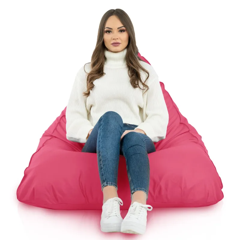 Nowoczesna Biała Pufa Sako Do Leżenia Bermudy Nylon – Z wodoodporną powłoką