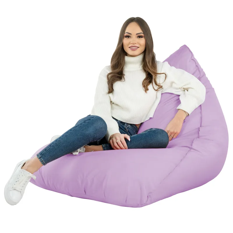 Nowoczesna Biała Pufa Sako Do Leżenia Bermudy Nylon – Z wodoodporną powłoką