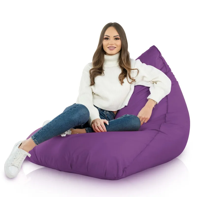 Nowoczesna Biała Pufa Sako Do Leżenia Bermudy Nylon – Z wodoodporną powłoką