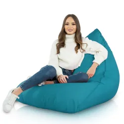 Nowoczesna Biała Pufa Sako Do Leżenia Bermudy Nylon – Z wodoodporną powłoką