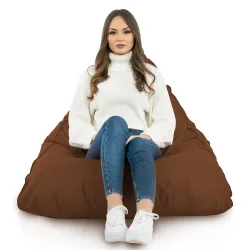 Nowoczesna Biała Pufa Sako Do Leżenia Bermudy Nylon – Z wodoodporną powłoką