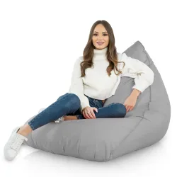 Nowoczesna Biała Pufa Sako Do Leżenia Bermudy Nylon – Z wodoodporną powłoką