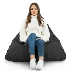 Nowoczesna Biała Pufa Sako Do Leżenia Bermudy Nylon – Z wodoodporną powłoką