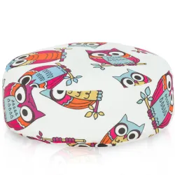 Pufa Podnóżek Okrągły - Premium Prints