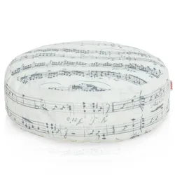 Pufa Podnóżek Okrągły - Premium Prints