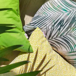 Stylowa Limonkowa Poduszka Prostokątna Outdoor – Świetna do domu i ogrodu