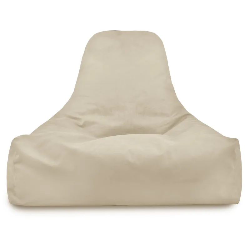 Jak dobrać beżowy fotel pufa sako do siedzenia w ciepłych wnętrzach?