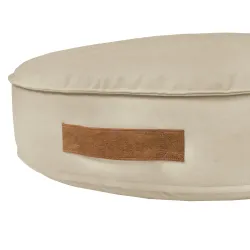 Antyalergiczne Perłowy Plusz Okrągłe Legowisko – Idealne dla psów i kotów