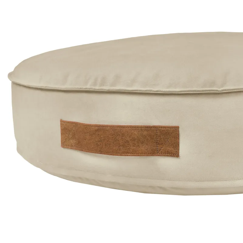 Antyalergiczne Perłowy Plusz Okrągłe Legowisko – Idealne dla psów i kotów