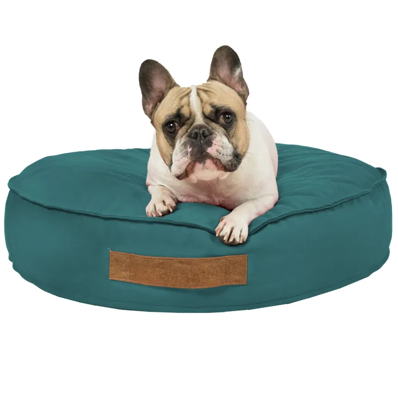 Antyalergiczne Perłowy Plusz Okrągłe Legowisko – Idealne dla psów i kotów