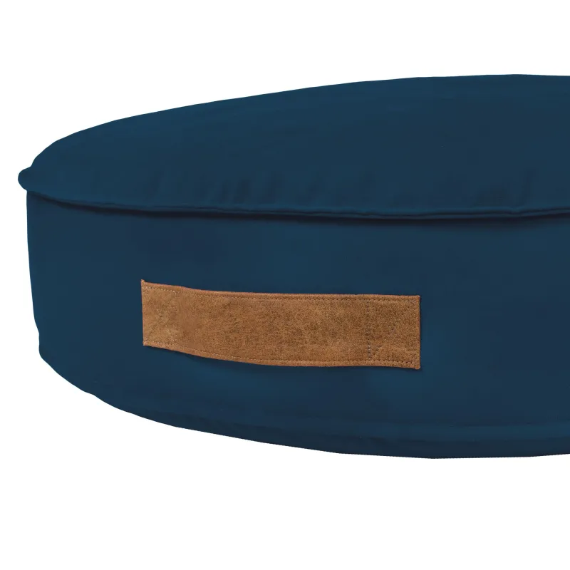 Antyalergiczne Perłowy Plusz Okrągłe Legowisko – Idealne dla psów i kotów