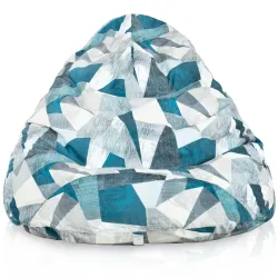 Stylowa Biały Worek Sako Drop XXL Outdoor – Z wodoodporną powłoką