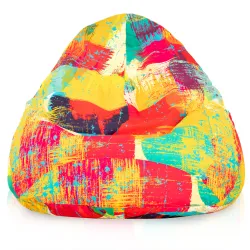 Stylowa Biały Worek Sako Drop XXL Outdoor – Z wodoodporną powłoką