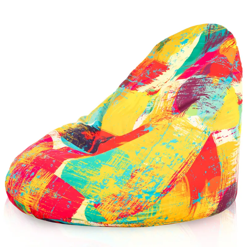 Stylowa Biały Worek Sako Drop XXL Outdoor – Z wodoodporną powłoką