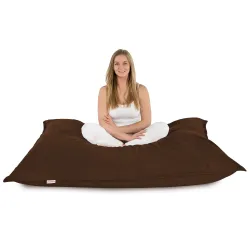 Luksusowa Beżowa Poducha XL Do Leżenia Plusz – Łatwa do przenoszenia