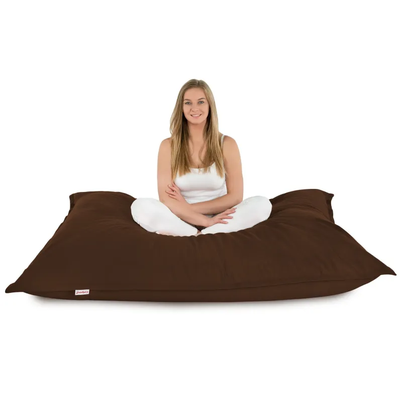 Luksusowa Beżowa Poducha XL Do Leżenia Plusz – Łatwa do przenoszenia