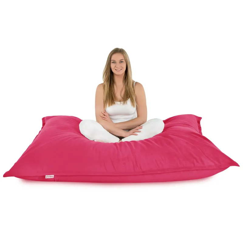 Luksusowa Beżowa Poducha XL Do Leżenia Plusz – Łatwa do przenoszenia