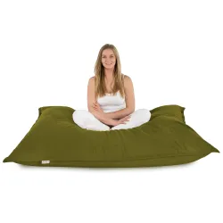 Luksusowa Beżowa Poducha XL Do Leżenia Plusz – Łatwa do przenoszenia