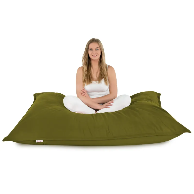 Luksusowa Beżowa Poducha XL Do Leżenia Plusz – Łatwa do przenoszenia