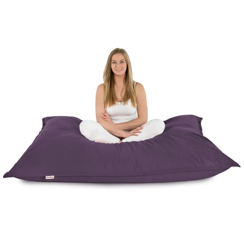 Luksusowa Beżowa Poducha XL Do Leżenia Plusz – Łatwa do przenoszenia