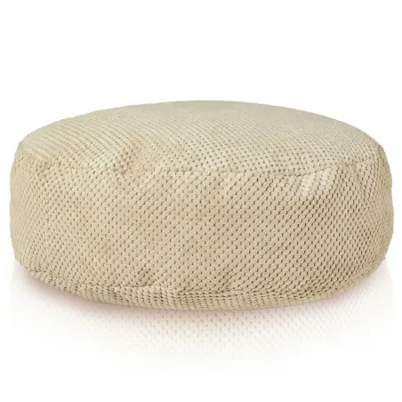 Beżowy Dot Podnóżek Puf