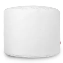 Biała Pufa Ogrodowa Nylon Cilindro