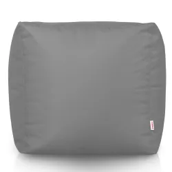 Luksusowa Biała Pufa Ogrodowa Kwadrat Nylon – Idealna do relaksu