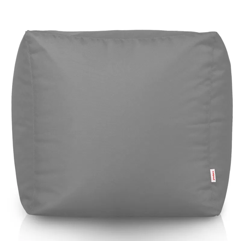 Luksusowa Biała Pufa Ogrodowa Kwadrat Nylon – Idealna do relaksu