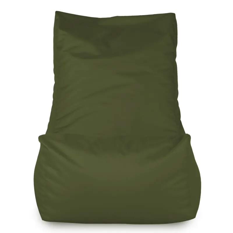 Biały fotel pufa sako z nylonu – czy sprawdzi się na tarasie lub w domu?