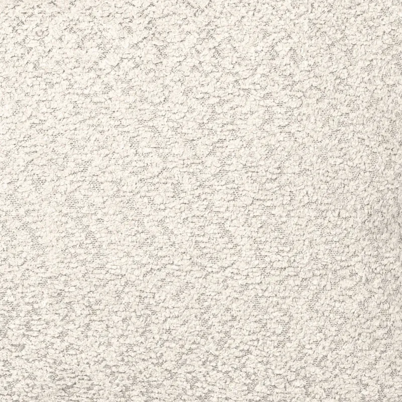 Ecru Boucle Podnóżek Puf