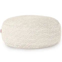 Pufa Podnóżek Okrągły - Boucle (Baranek)