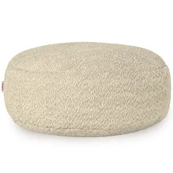Pufa Podnóżek Okrągły - Boucle (Baranek)