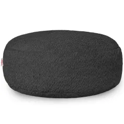 Pufa Podnóżek Okrągły - Boucle (Baranek)