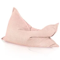 Nowoczesna Jasnobeżowy boucle poducha xl dla dzieci – Z wodoodporną powłoką