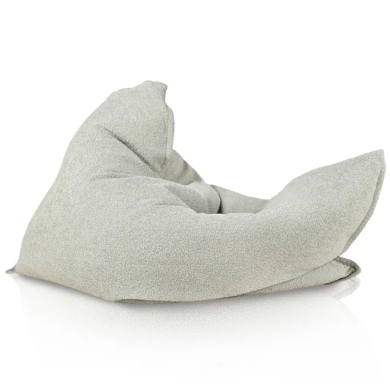 Nowoczesna Jasnobeżowy boucle poducha xl dla dzieci – Z wodoodporną powłoką