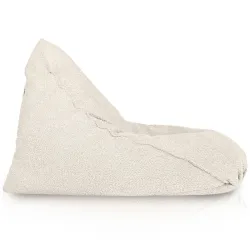 Ecru pufa sako fotel bermudy boucle