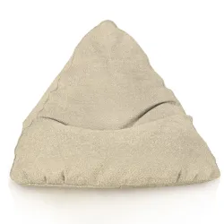 Luksusowa Ecru pufa sako fotel bermudy boucle – Świetna do domu i ogrodu