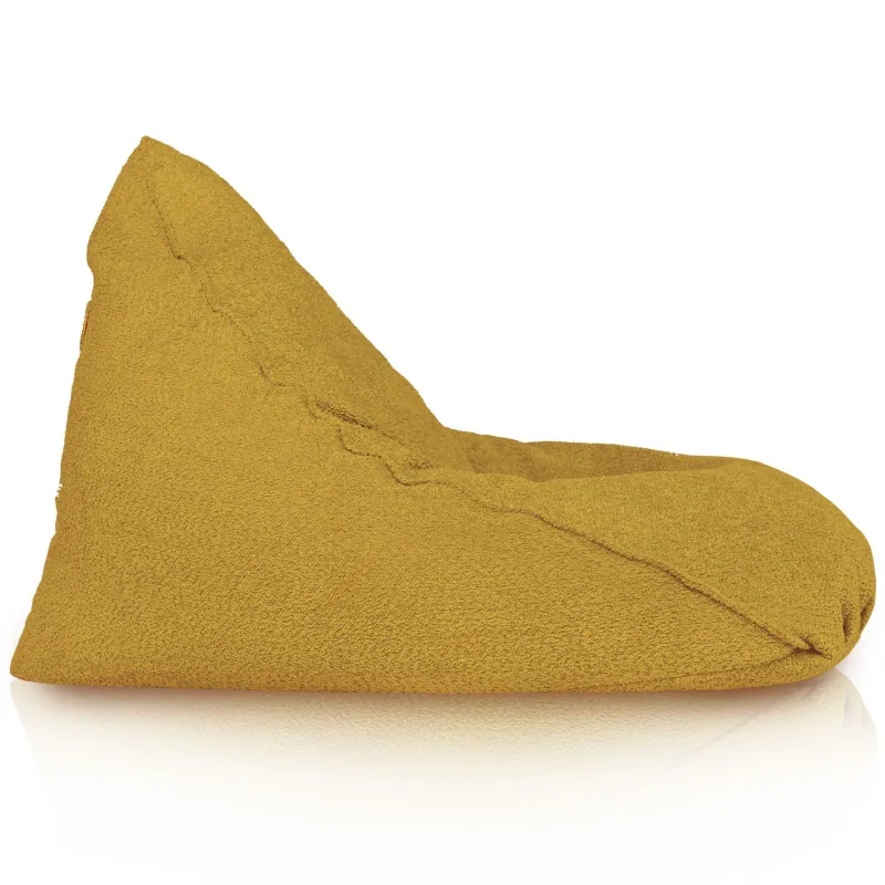 Luksusowa Ecru pufa sako fotel bermudy boucle – Świetna do domu i ogrodu