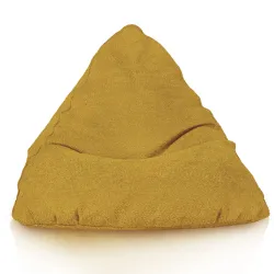 Luksusowa Ecru pufa sako fotel bermudy boucle – Świetna do domu i ogrodu