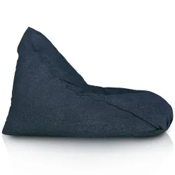 Luksusowa Ecru pufa sako fotel bermudy boucle – Świetna do domu i ogrodu